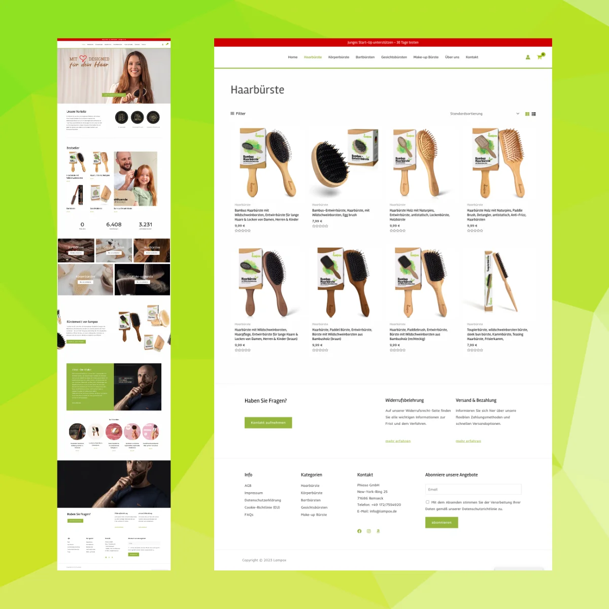 Lampox Onlineshop Wordpress portfolio 03